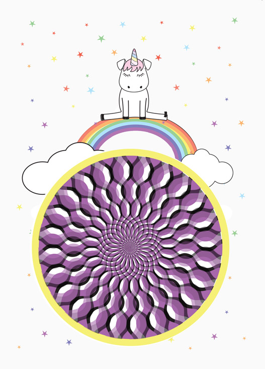 כרטיסי ברכה קרייזי קארד חד קרן